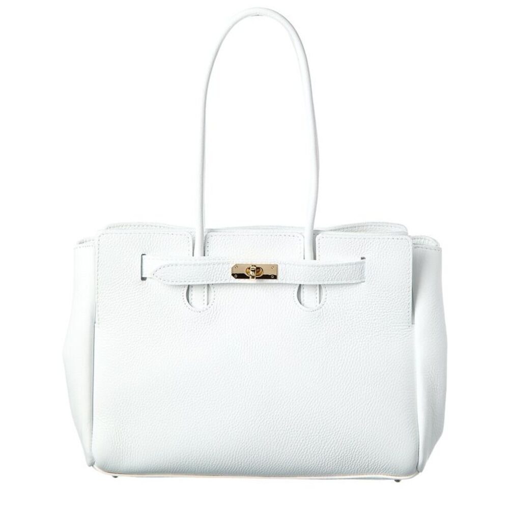 Isabella Rossetti Beatrix Leather Handbag, White